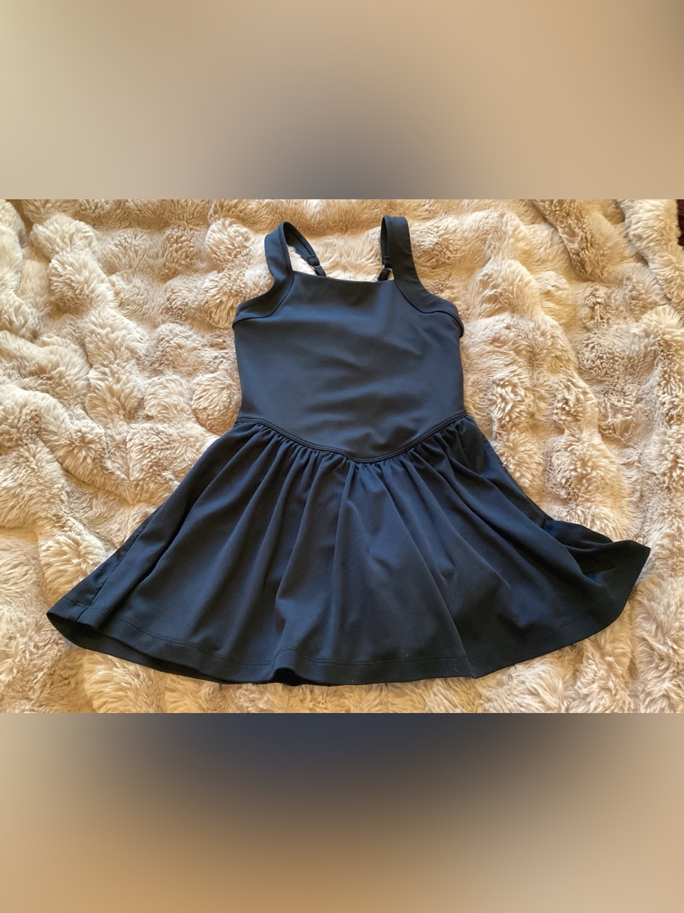 abercrombie kids Black Tank Skater Dress
